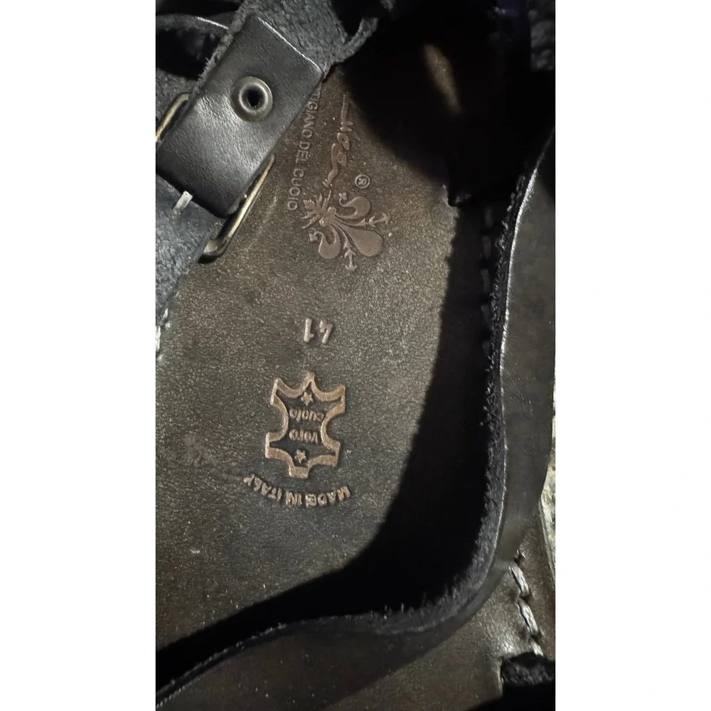 Gianluca L'Artigiano Del Cuio Leather Gladiator Sandals Italy Mens 8 Womens 10